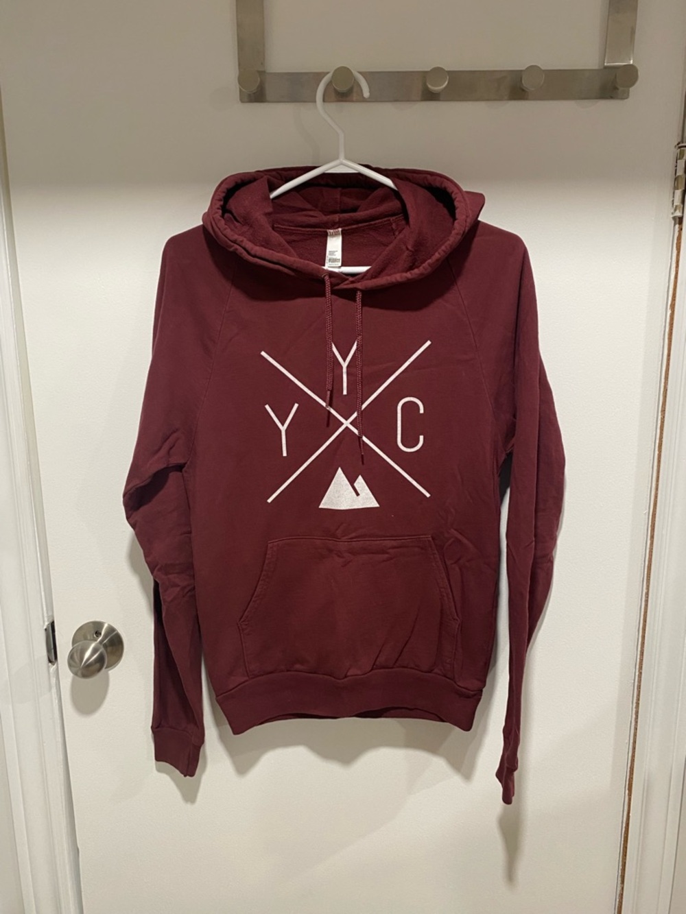 Maroon YYC American Apparel Hoodie
